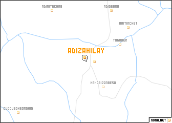 map of Ādī Zahilay