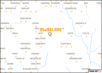map of Adjaglamé