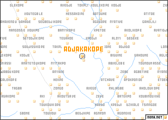 map of Adjakakopé