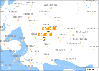 map of Adjama