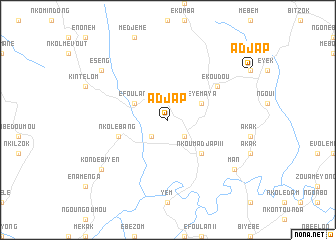 map of Adjap