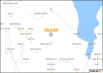 map of Adjian