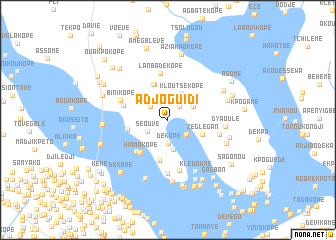 map of Adjoguidi