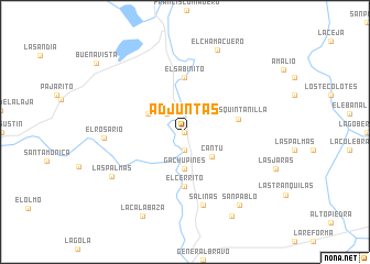 map of Adjuntas