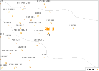 map of Adku