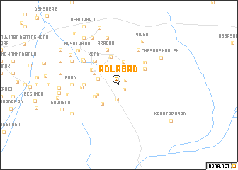 map of ‘Adlābād