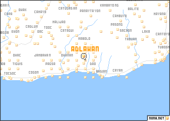 map of Adlawan