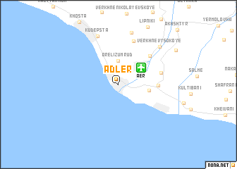 map of Adler