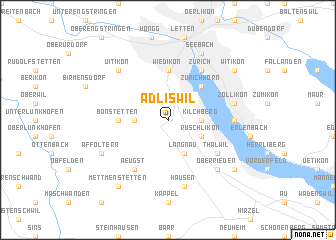 map of Adliswil