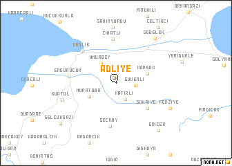 map of Adliye