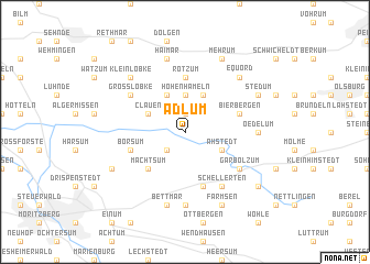 map of Adlum