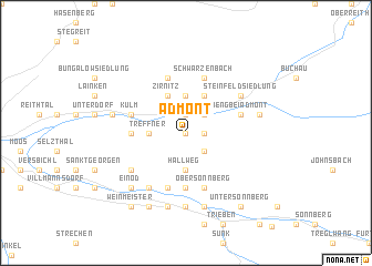 map of Admont