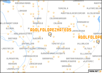 map of Adolfo López Mateos