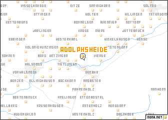 map of Adolphsheide