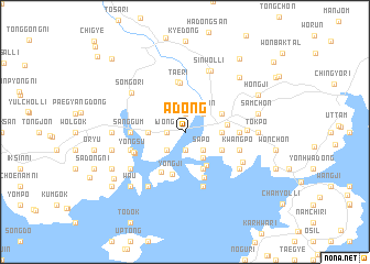 map of Adong