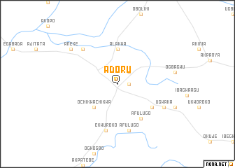 map of Adoru