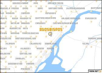 map of A dos Bispos