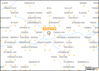 map of Adroug