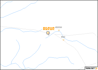 map of Adrur