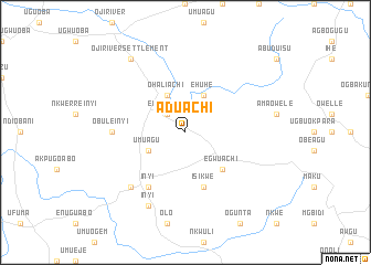 map of Adu Achi