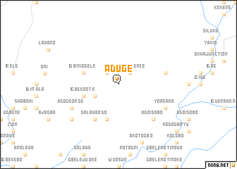 map of Aduge