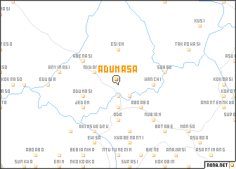 map of Adumasa