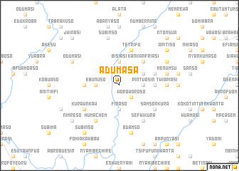 map of Adumasa