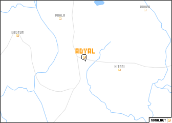 map of Adyāl