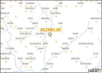 map of Adzabilon