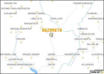 map of Adzaneta