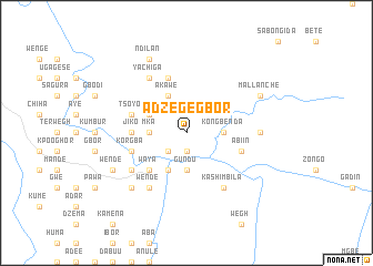 map of Adzegegbor