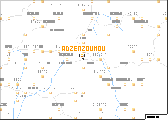 map of Adzenzoumou