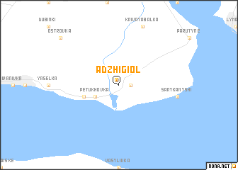 map of Adzhigiol
