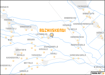 map of Adzhiis-Kendi