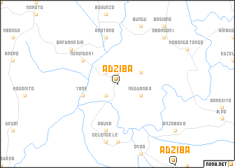 map of Adziba