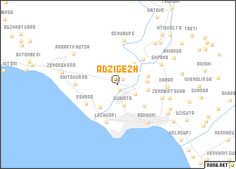 map of Adzigezh