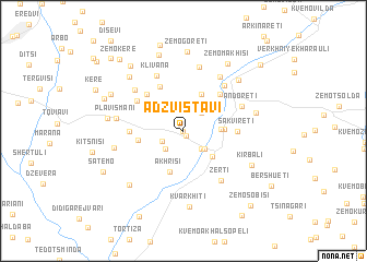 map of Adzvistavi