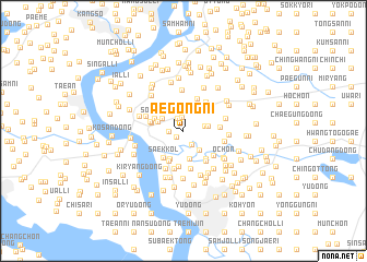 map of Aegong-ni