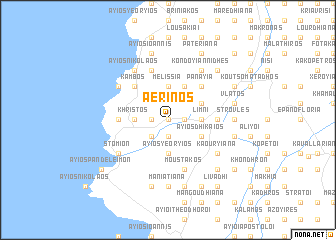 map of Aërinós