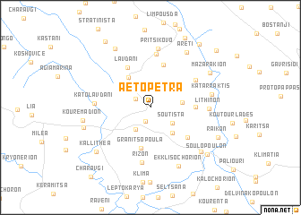 map of Aëtópetra