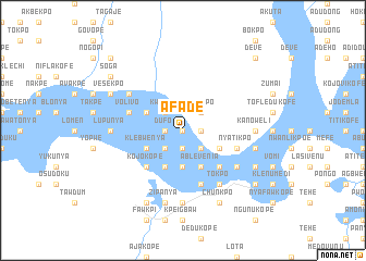 map of Afade