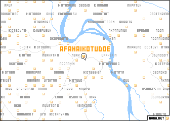 map of Afaha Ikot Udoe