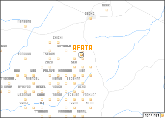 map of Afata