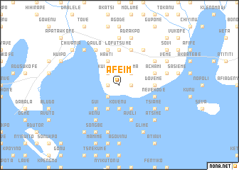 map of Afeim