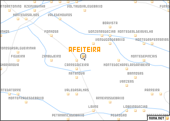 map of Afeiteira