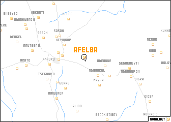 map of Āfelba