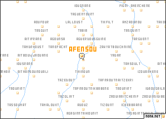 map of Afensou