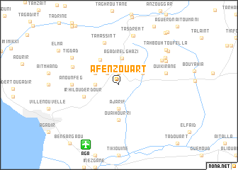 map of Afenzouart