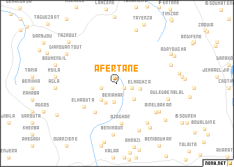 map of Afertane