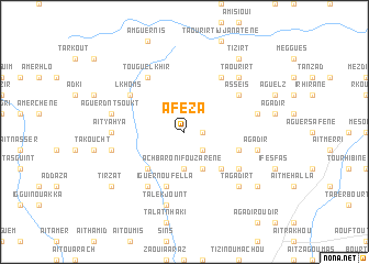 map of Afeza